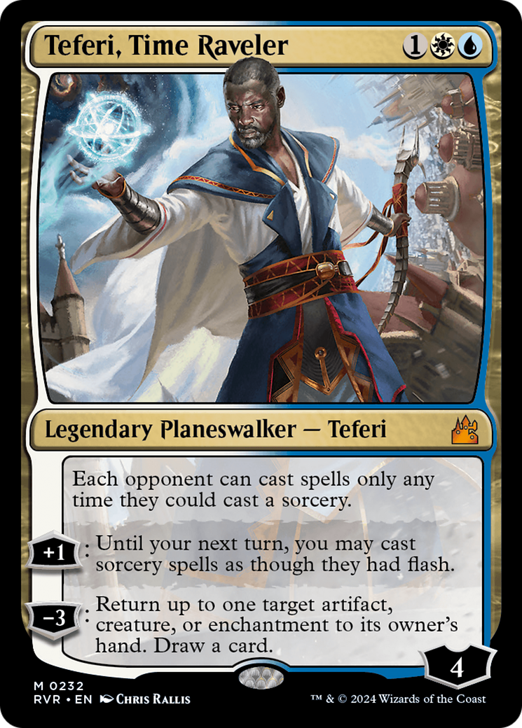 Teferi, Time Raveler (RVR-232) [Ravnica Remastered]