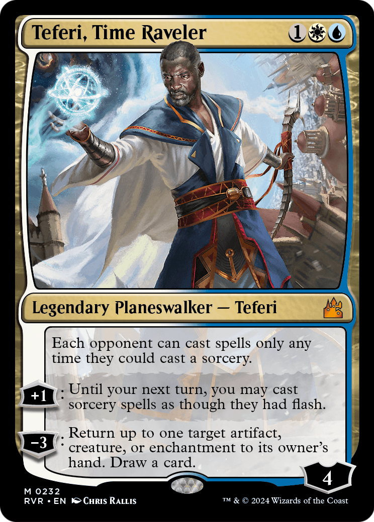 Teferi, Time Raveler (RVR-232) [Ravnica Remastered]