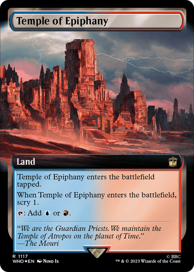Temple of Epiphany (WHO-1117) [Doctor Who]: (Extended Art) Foil