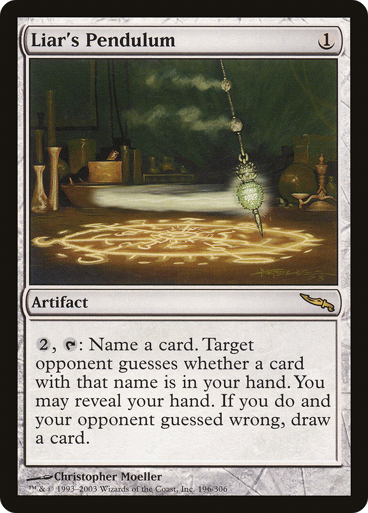Liar's Pendulum (MRD-196) [Mirrodin]