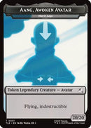 Aang, Awoken Avatar - Marit Lage // Treasure Double-Sided Token (TLE-1 // 22) [Avatar: The Last Airbender: Eternal-Legal] Foil