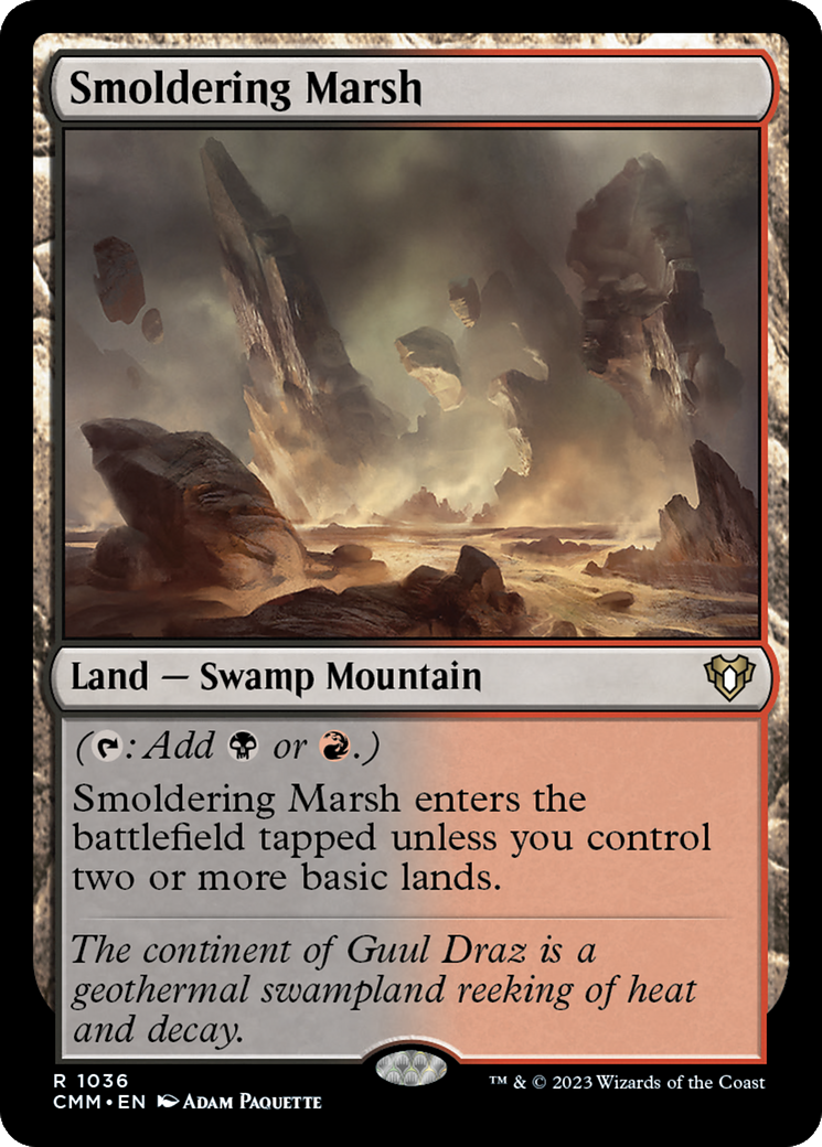 Smoldering Marsh (CMM-1036) [Commander Masters]