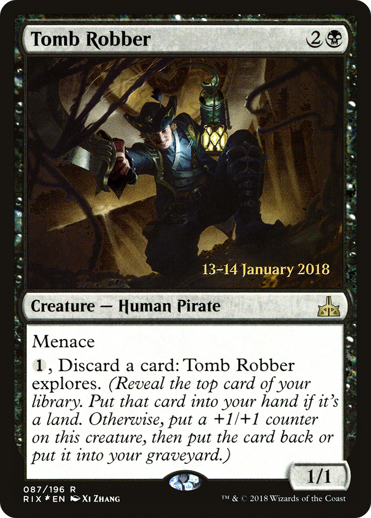 Tomb Robber (PRE-87S) [Rivals of Ixalan Promos] Foil