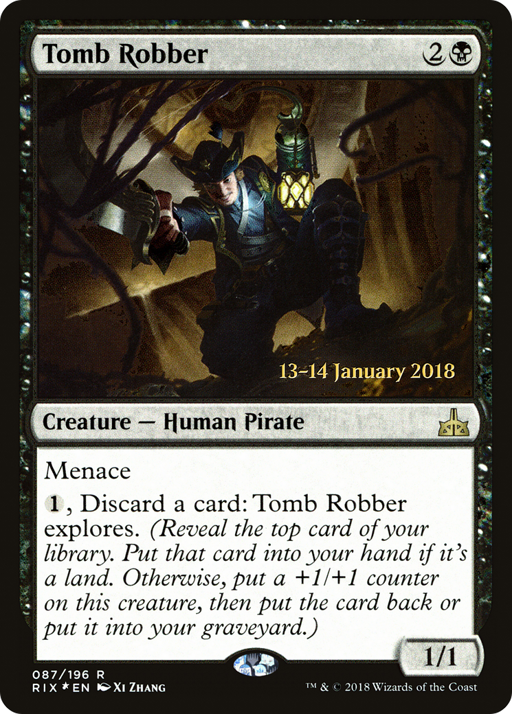 Tomb Robber (PRE-87S) [Rivals of Ixalan Promos] Foil