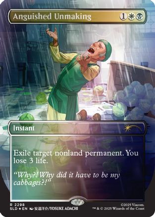 Anguished Unmaking (2298) (Rainbow Foil) (SLD-2298) [Secret Lair Drop Series] Foil