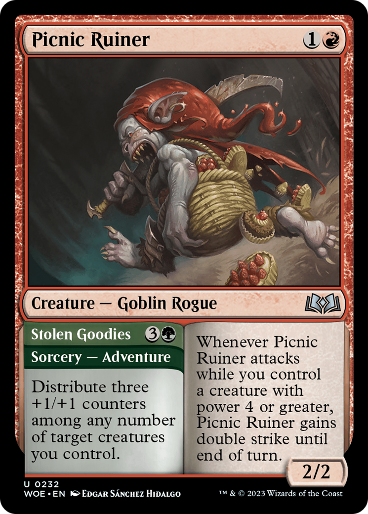 Picnic Ruiner // Stolen Goodies (WOE-232) [Wilds of Eldraine] Foil