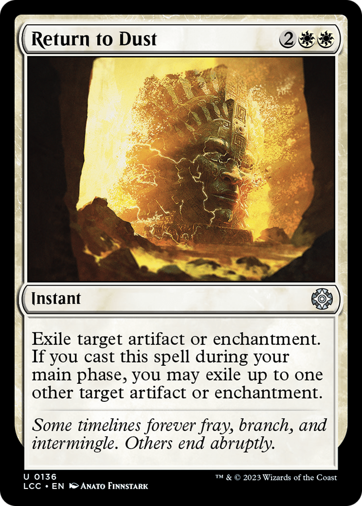 Return to Dust (LCC-136) [The Lost Caverns of Ixalan Commander]