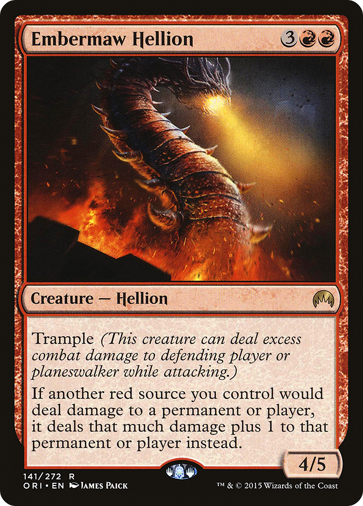 Embermaw Hellion (ORI-141) [Magic Origins]