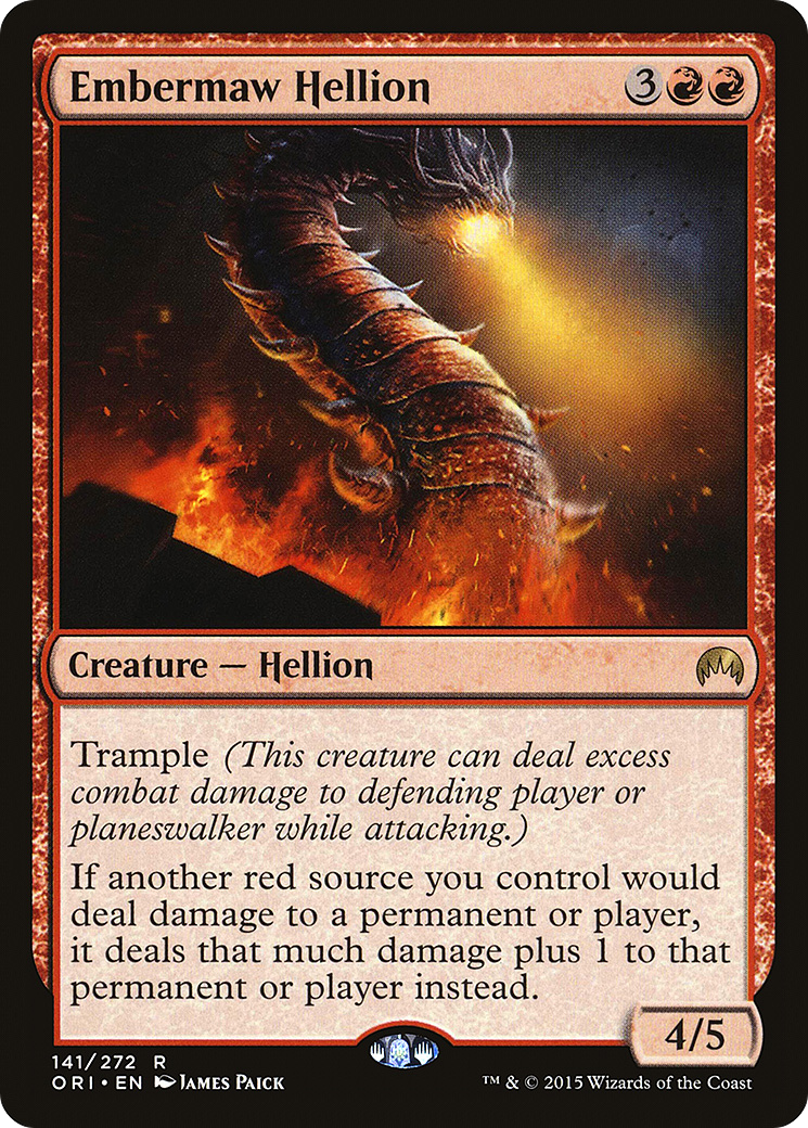 Embermaw Hellion (ORI-141) [Magic Origins] Foil