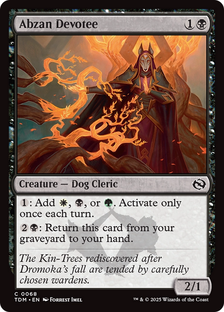 Abzan Devotee (TDM-068) [Tarkir: Dragonstorm]