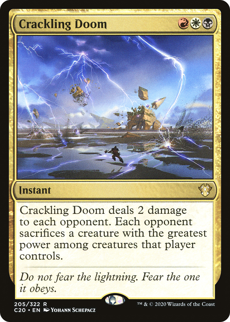 Crackling Doom (C20-205) [Commander 2020]