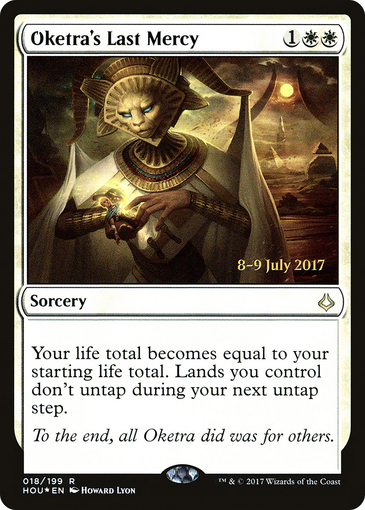 Oketra's Last Mercy (PRE-18S) [Hour of Devastation Promos] Foil