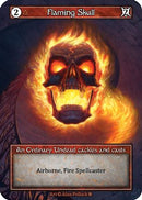 Flaming Skull (Foil)  - Gothic Foil