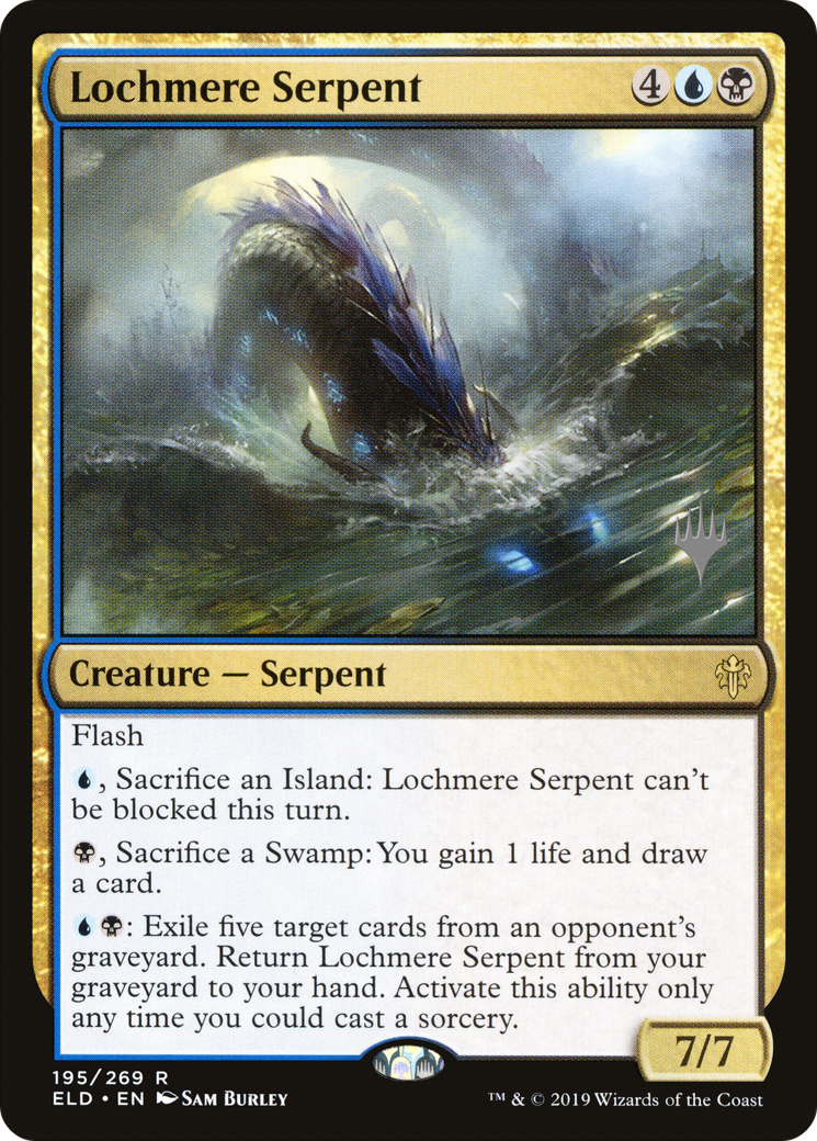 Lochmere Serpent (PPELD-195P) [Throne of Eldraine Promos]