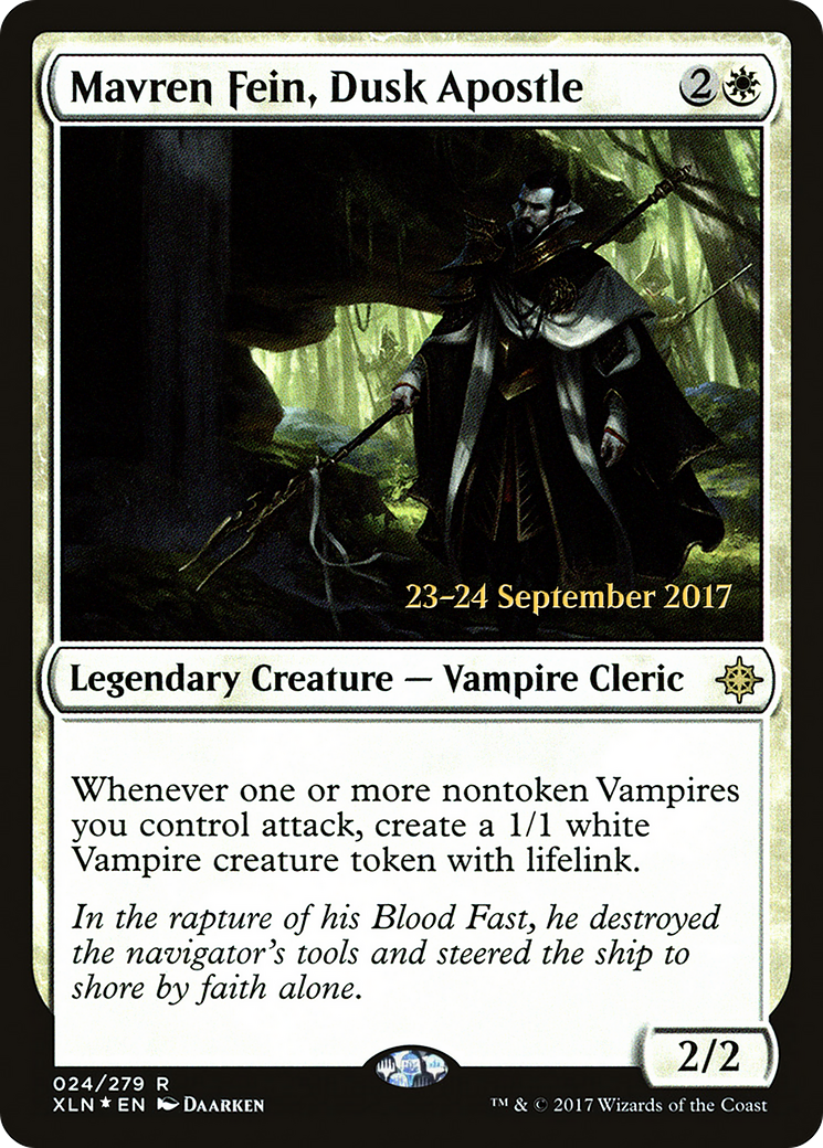 Mavren Fein, Dusk Apostle (PRE-24S) [Ixalan Promos] Foil