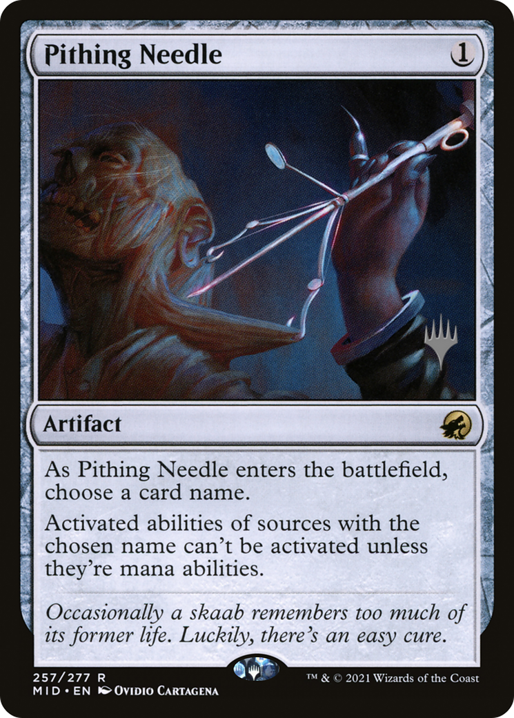 Pithing Needle (PPMID-257P) [Innistrad: Midnight Hunt Promos]