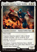 Captain America, Super-Soldier (MSH-009) [Marvel Super Heroes] Foil