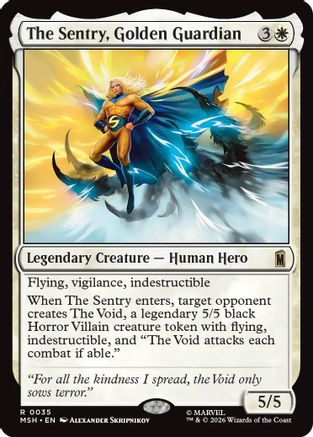 The Sentry, Golden Guardian (MSH-035) [Marvel Super Heroes]