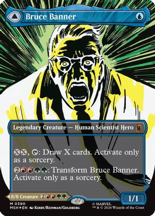Bruce Banner (Borderless) (0390) (MSH-390) [Marvel Super Heroes] Foil