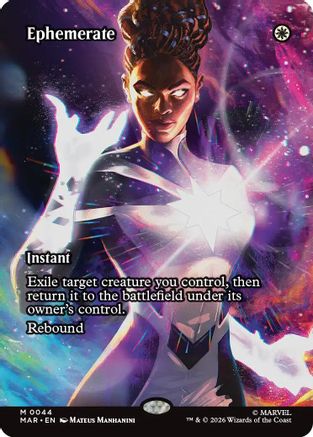 Ephemerate (Borderless) (MAR-044) [Marvel Universe Eternal-Legal] Foil