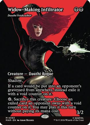 Widow-Making Infiltrator - Dauthi Voidwalker (Borderless) (MAR-063) [Marvel Universe Eternal-Legal]