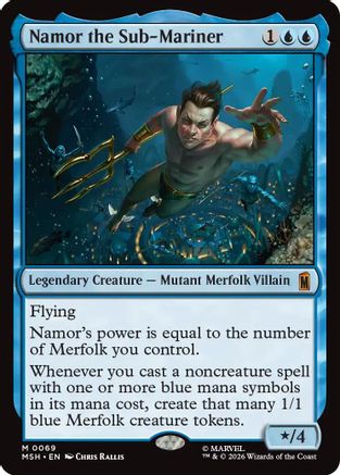 Namor the Sub-Mariner (MSH-069) [Marvel Super Heroes] Foil