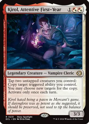 Kirol, Attentive First-Year (ECL-231) [Lorwyn Eclipsed] Foil