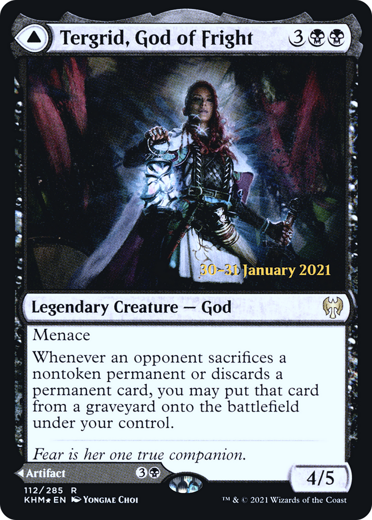 Tergrid, God of Fright (PRE-112S) [Kaldheim Promos] Foil