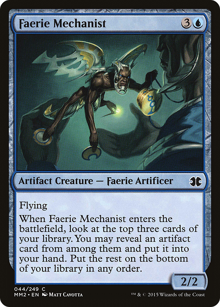 Faerie Mechanist (MM2-044) [Modern Masters 2015]