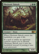 Obstinate Baloth (M11-188) [Magic 2011]