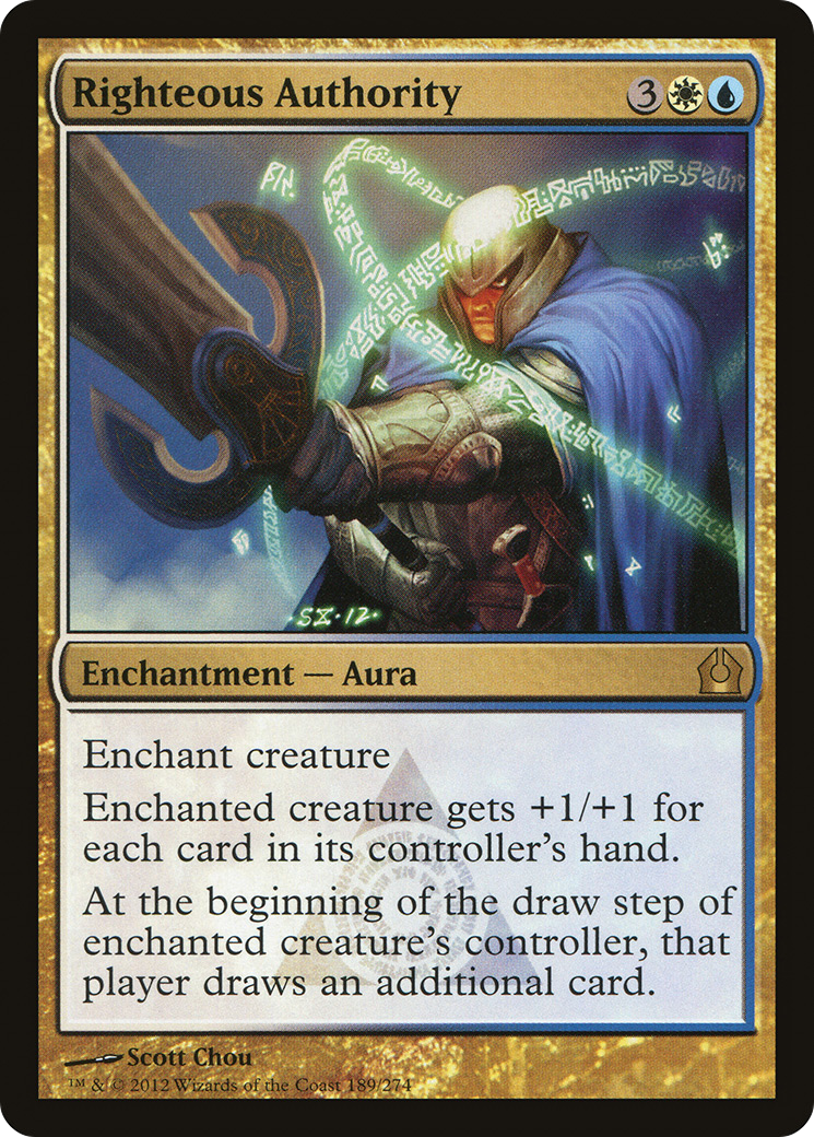 Righteous Authority (RTR-189) [Return to Ravnica]