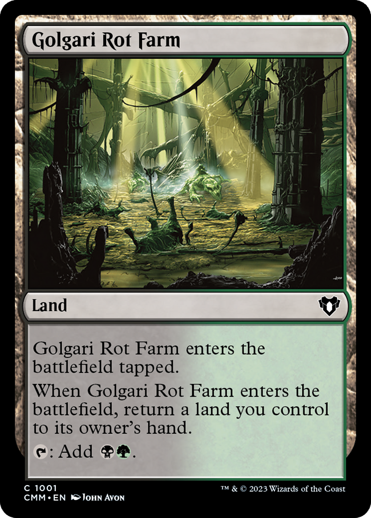 Golgari Rot Farm (CMM-1001) [Commander Masters]