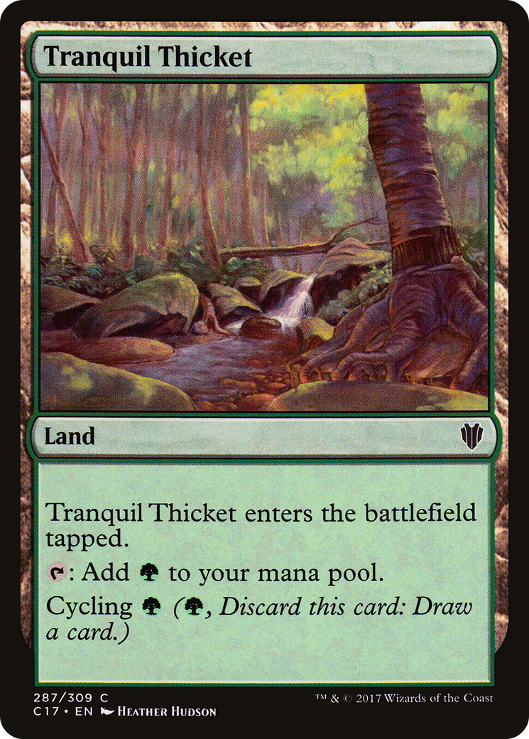 Tranquil Thicket (C17-287) [Commander 2017]