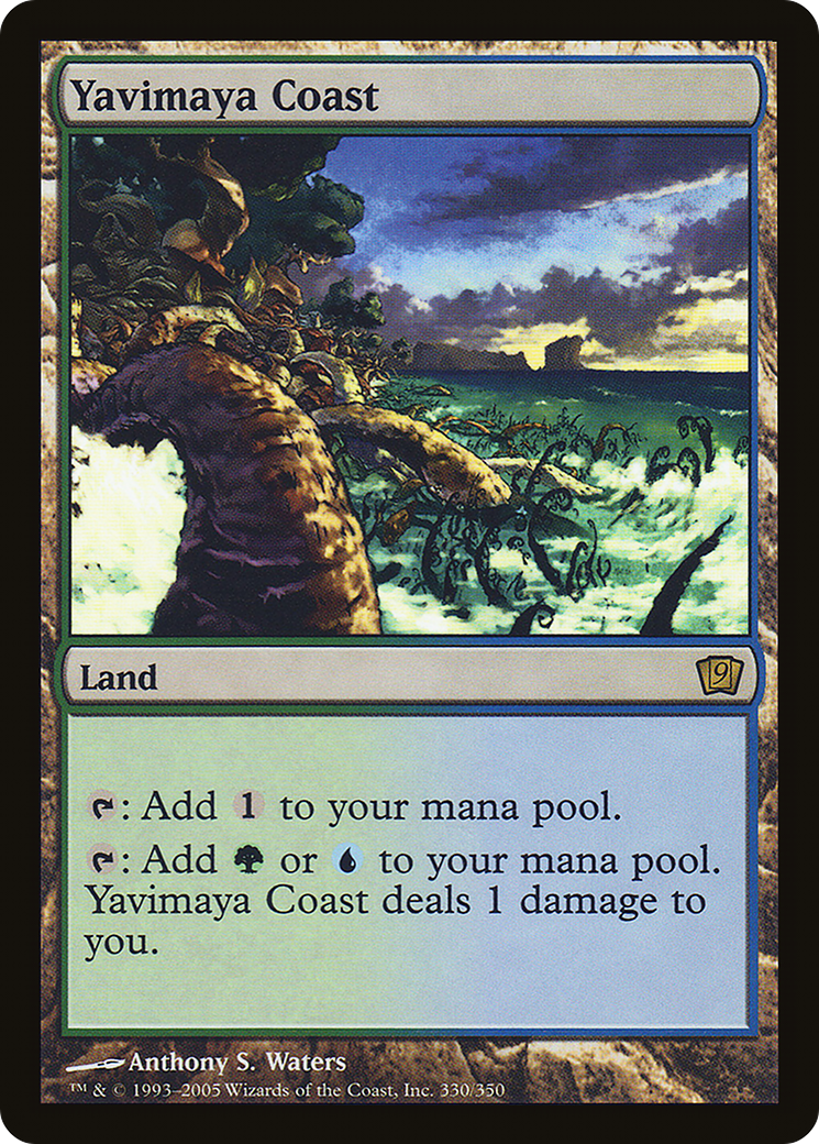 Yavimaya Coast (9ED-330★) [9th Edition]
