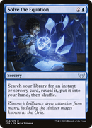 Solve the Equation (STX-054) [Strixhaven: School of Mages] Foil