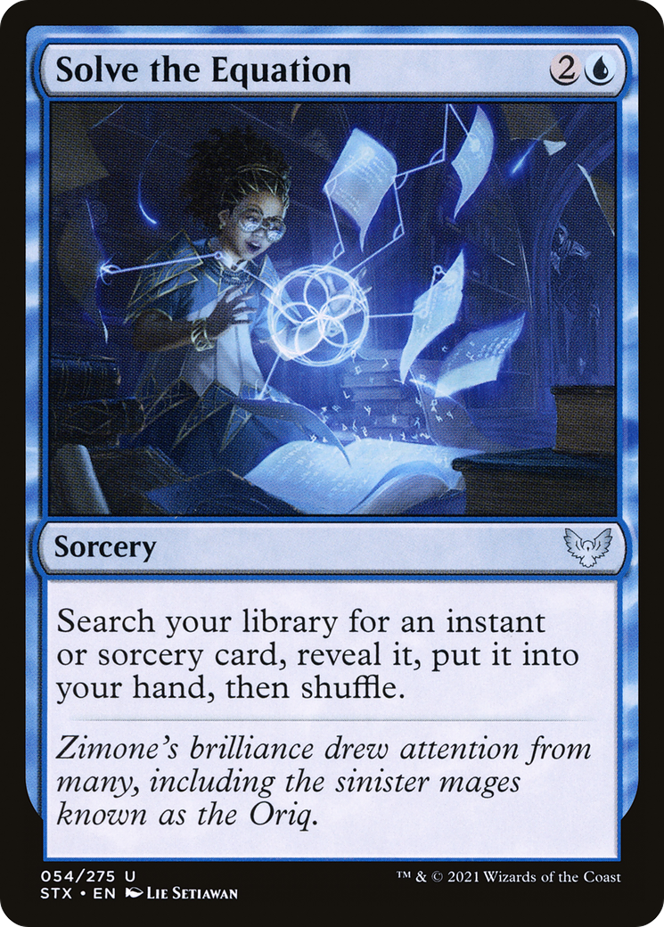 Solve the Equation (STX-054) [Strixhaven: School of Mages]