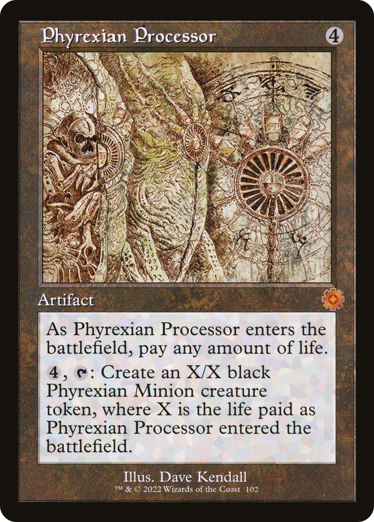 Phyrexian Processor (Schematic) (BRR-102) [The Brothers' War Retro Artifacts]