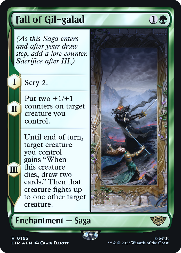 Fall of Gil-galad (PRE-165S) [Tales of Middle-earth Promos] Foil