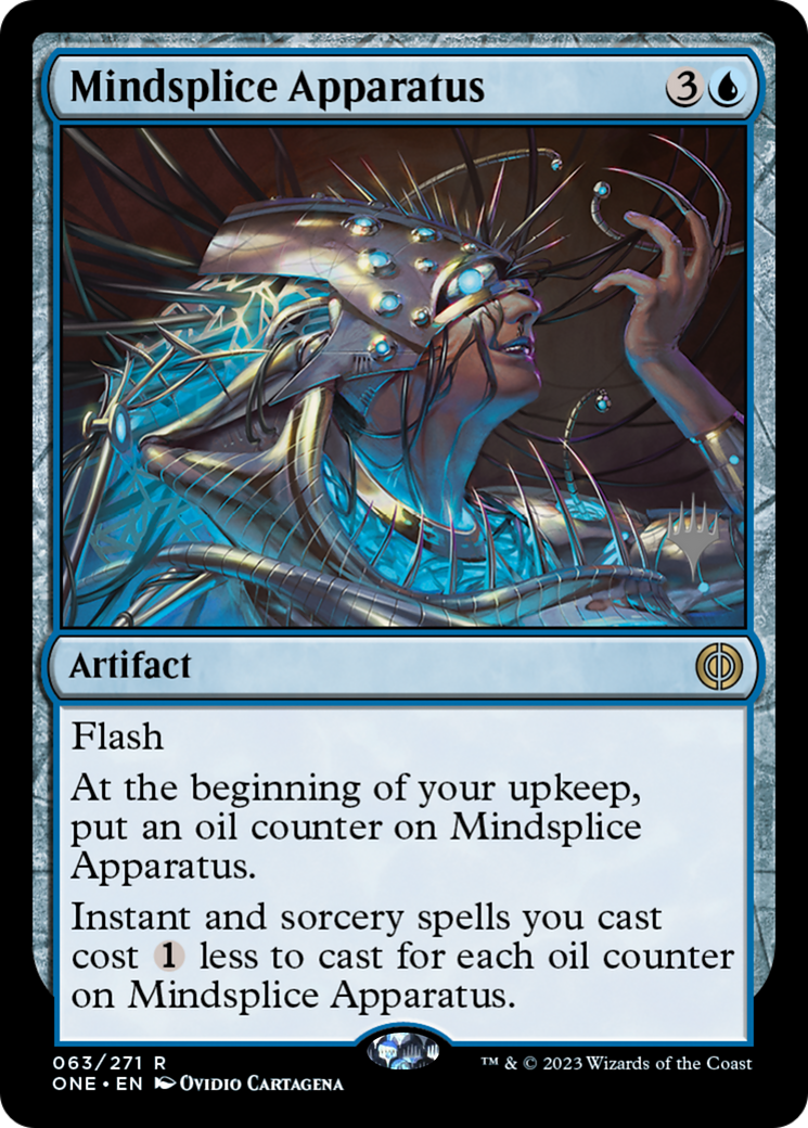 Mindsplice Apparatus (PPONE-63P) [Phyrexia: All Will Be One Promos] Foil