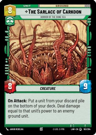 The Sarlacc of Carkoon - Horror of the Dune Sea (163/264) [A Lawless Time]