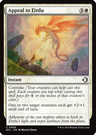 Appeal to Eirdu (ECL-005) [Lorwyn Eclipsed]