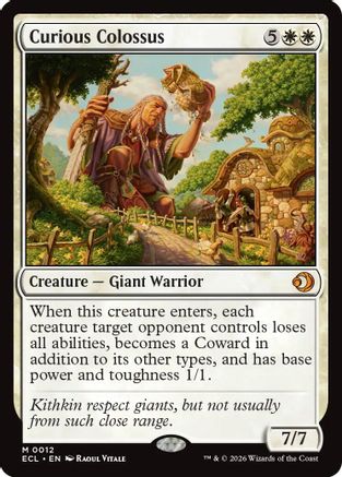 Curious Colossus (ECL-012) [Lorwyn Eclipsed] Foil