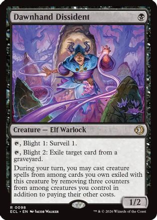 Dawnhand Dissident (ECL-098) [Lorwyn Eclipsed]