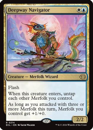 Deepway Navigator (ECL-214) [Lorwyn Eclipsed] Foil