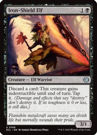 Iron-Shield Elf (ECL-108) [Lorwyn Eclipsed]