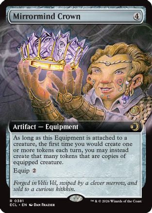 Mirrormind Crown (Extended Art) (ECL-381) [Lorwyn Eclipsed] Foil