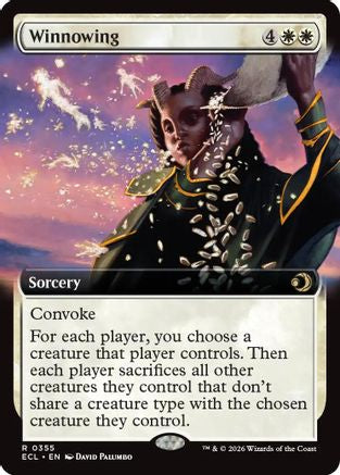Winnowing (Extended Art) (ECL-355) [Lorwyn Eclipsed]