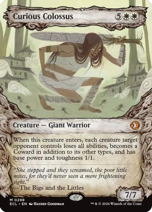 Curious Colossus (Showcase) (ECL-298) [Lorwyn Eclipsed] Foil