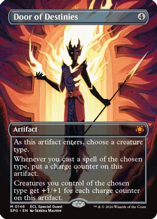 Door of Destinies (Borderless) (SPG-146) [Special Guests] Foil