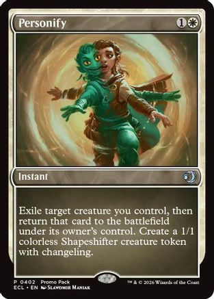 Personify (PPECL-402) [Promo Pack: Lorwyn Eclipsed] Foil